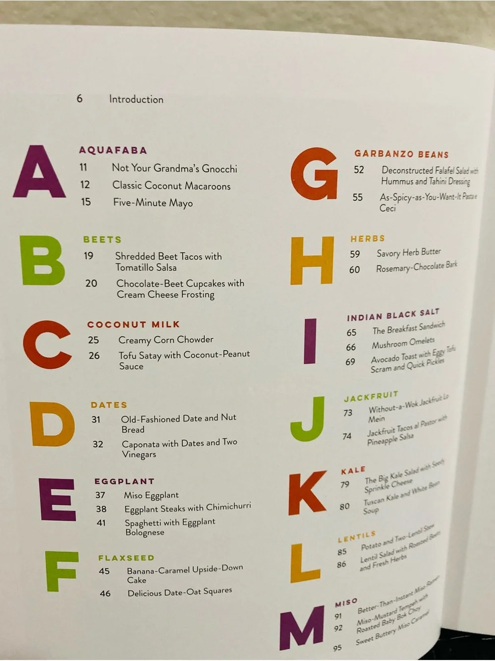 NEW The Vegan ABCs Cookbook by Lisa Dawn‎ Angerame Exciting Ingredients!